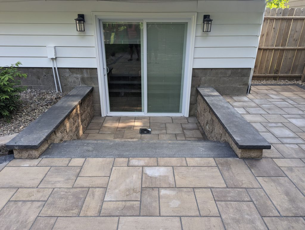 Before & After Techo-Bloc Paver Patio (Penfield) (1) Before & After Techo-Bloc Paver Patio in Penfield