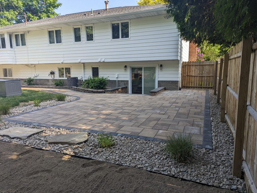 Before & After Techo-Bloc Paver Patio (Penfield) Before & After Techo-Bloc Paver Patio (Penfield)