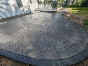 Stamp Concrete Heavy Stone Texture Skin with contrasting border (Webster) (1) Stamp Concrete Heavy Stone Texture Skin with contrasting border in Webster, NY