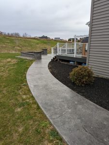 Stamp Concrete Texture Skin Walkway (Canandaigua) Stamp Concrete Texture Skin Walkway (Canandaigua)