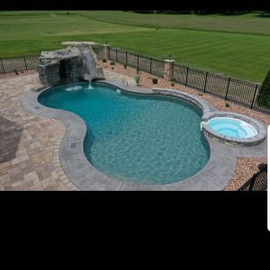 cambridge outdoor living space Webster_1 cambridge outdoor living space paver pool deck in Webster NY